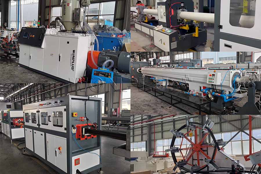 Multiple Pipe Extrusion Lines Successfully Completed the Commissioning