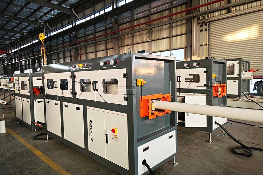 Jalur Ekstrusi Pipa PVC 20-110mm Selesai Commissioning